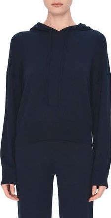 SIMKHAI Cotton & Cashmere Hoodie in Midnight at Nordstrom Rack, Size X-Small