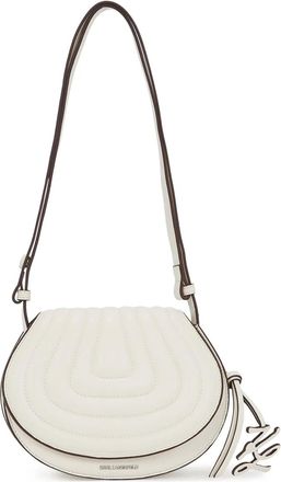 Karl Lagerfeld Borsa a spalla trapuntata - Bianco