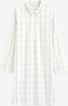Laurence Tavernier Karierte Flanell-Nachthemd f&uuml;r gehobenen Schlafkomfort