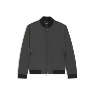 BOSS Slim-fit jacket in wrinkle-resistant fabric