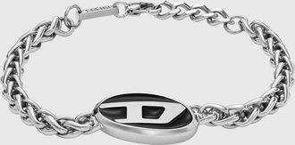 Diesel Stainless steel chain bracelet - Bracelets - Unisex - Silver