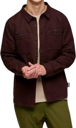 Cotopaxi Mero Organic Flannel Shirt In Coffee