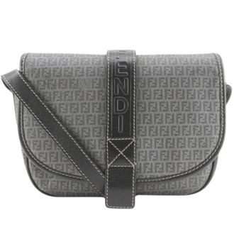 Fendi Borsa a tracolla in tessuto Pre-owned - - Pre-owned - Donna - Grigio - ONE SIZE