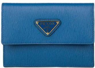 Prada Portemonnee Cobalto