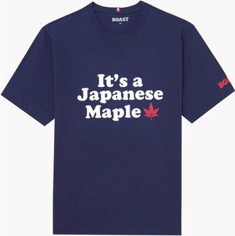 Boast Japanese Maple Leaf Tee in Navy at Nordstrom, Size Xx-Large