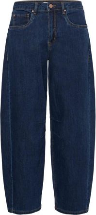 Cream Wijde Jeans - Dames - Loose Fit Jeans - Blauw - W30 L32 - Denim - Jeans