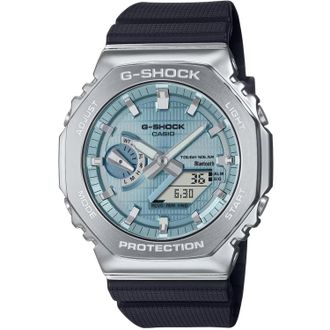 Casio Mens G-Shock G-Steel 2100 Series Blue Dial Watch
