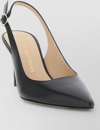 Stuart Weitzman power slingback pumps pointed toe stiletto