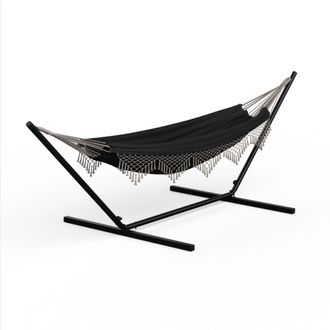Blumfeldt Blumfeldt Hamaca Swaystation Boho 320 X 116 Cm Resistente A La Intemperie Inoxidable