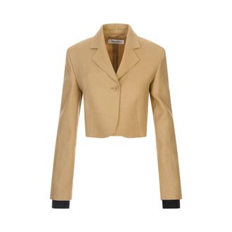 Max Mara Blazers, female, Brown, Size: 2XS Buono Blazer