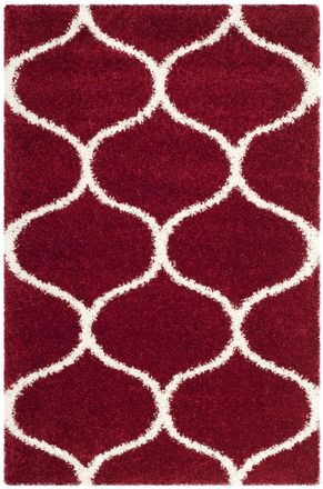 Safavieh Alfombra rojo/crema 122 x 183 cm