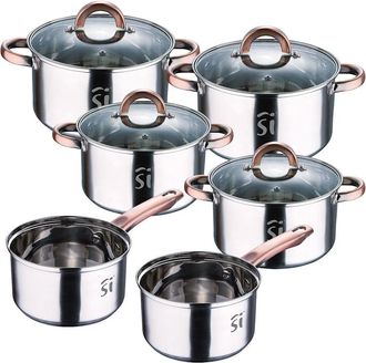 San Ignacio Set De Cocina San-ignacio Pk6753 Acero Inoxidable Inducci&oacute;n