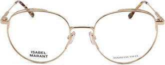 Isabel Marant Ladies Rose Gold Tone Phantos Eyeglass Frames IM 0067