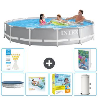 Intex Piscina Prism Frame Redonda - 366x76 Cm - 7-piezas S135