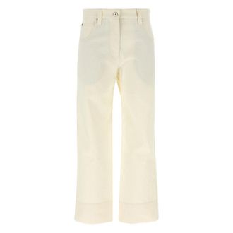 Brunello Cucinelli Pantaloni Neutro-Donna