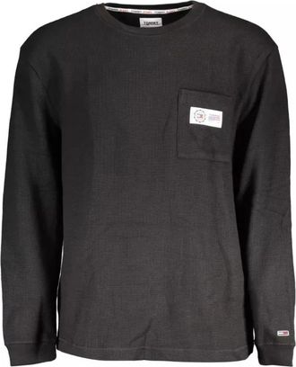 Tommy Hilfiger Zwart katoenen sweatshirt - Heren - Sweatshirts - Zwart - S - Katoen - Hoodies & sweatvesten