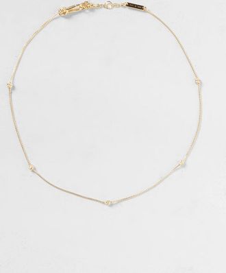 Bottega Veneta Collana girocollo Knot in argento placcato oro 18 carati