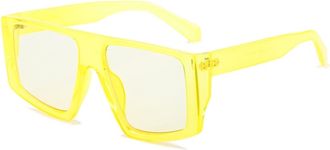 Generic Square Frame Street Shooting Retro Sunglasses for Men and For Women (Color : G, Size : Medium) 2026