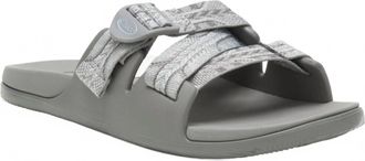 Chaco Womens Chillo Slide Sandal In Pierce Staple Gray