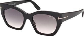 Tom Ford Joni-02 Zonnebril - Dames - Zonnebrillen - Zwart - 54 MM - Accessoires