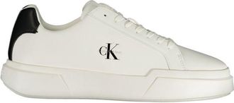 Calvin Klein White Polyurethane Womens Womens Sneaker