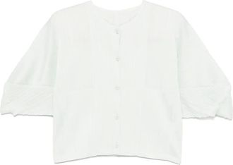 Pleats Please Issey Miyake Camicia Monthly Colors: April - Verde