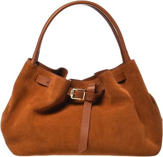 Baldinini Su&egrave;de Handtas - Dames - Handtassen - Bruin - ONE Size - Su&egrave;de - Tassen