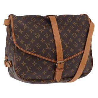 Louis Vuitton Tweedehands Canvas Louis Vuitton tassen - Dames - Pre-owned - Bruin - Maat: ONE Size