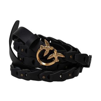 Pinko Love Double Belt H2 - - Accessories - Donna - Nero - S