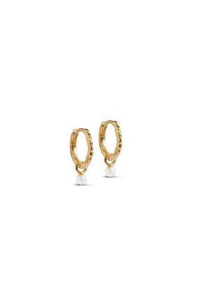 Enamel Copenhagen Belle Pearl Hoops at Nordstrom