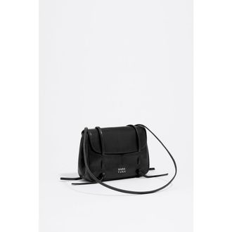 Bimba & Lola Mini Leather Flap Lolita Bag in Black at Nordstrom