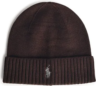 Polo Ralph Lauren Brown Wolle Beanie