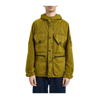 C.P. Company Hooded Jacket - male - C.P. Company - Light Jackets - Green - L - Jackets