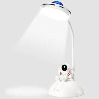 OEM L&aacute;mpara De Escritorio Led Recargable Para Ni&ntilde;os Con Proyector De Estrellas Y Soporte Para Tel&eacute;fono