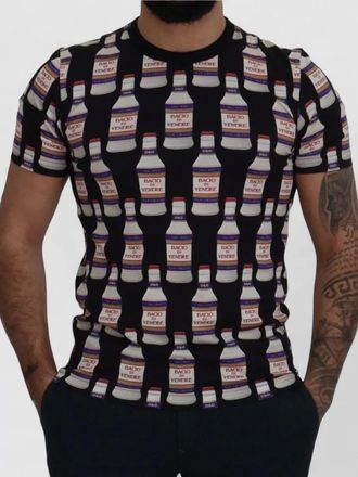 Dolce & Gabbana printed cotton crew t-shirt