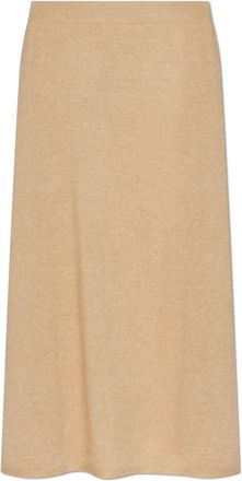 Cult Gaia Infinity Rok - Dames - Maxi Rokken - Beige - M - Wol - Rokken