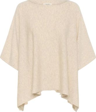 Part Two Tilannapw Po Strik 30310078 - Dames - Ponchos - Beige - ONE Size - Wol - Jassen