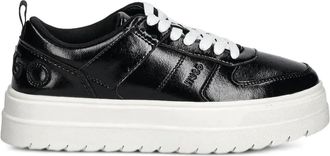 HUGO BOSS Sneakers met logo-reliëf - Zwart