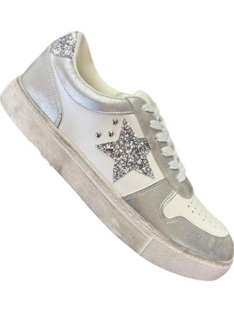 Corkys Footwear Womens Constellation Sneakers In Silver