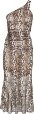 House of Sunny Ruched One-shoulder Dress