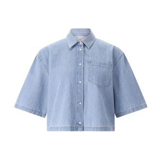AG - Adriano Goldschmied AG Jeans, Denim Shirts, female, Blue, Size: XS Kodiak Shirt
