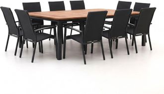 Bellagio la vita attrattiva Bellagio Avio/Linosa 240x160cm dining tuinset 11-delig stapelbaar