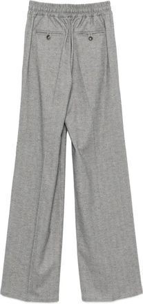 Kiton Womens Herringbone-Pattern Drawstring Trousers Aw26 W