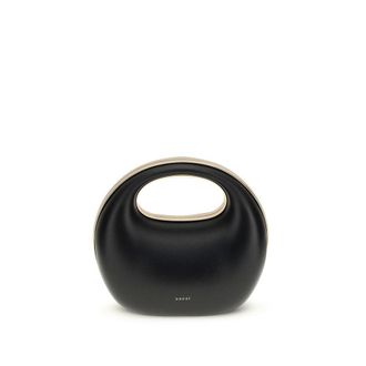 sacai Black Calf Leather Bos Taurus Womens Handbag