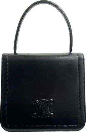 Celine Pre-owned Celine Calfskin Triomphe Top Handle Bag Ladies MA00/2