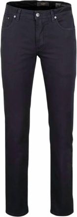 Moorer Mens Straight Leg Jean In Black
