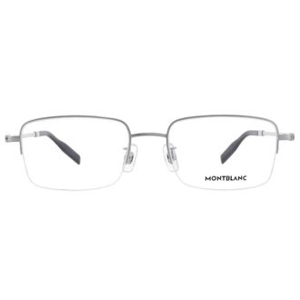 Montblanc Demo Rectangular Titanium Mens Eyeglasses MB0313OA 001 54