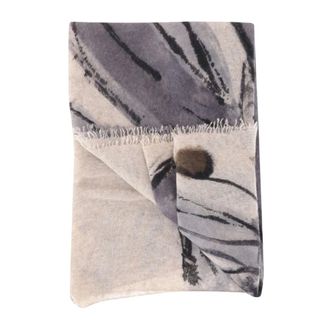 Faliero Sarti Scarf made of cashmere Rectangular design Fringed edges All-over birch pattern Made in Italy Composition: 100% cashmere - female - Faliero Sarti - Win