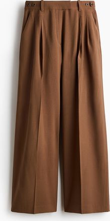 H&M Elegante Hose - Braun