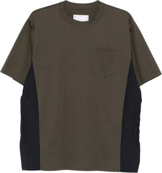 sacai T-shirt con tasca - Verde